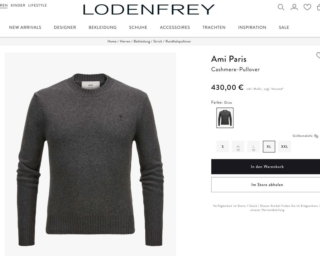AMI, Paris, 100% cashmere, women S, NP: +430€