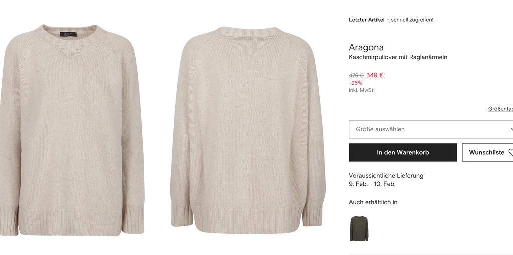 ARAGONA, Italy, 100% Cashmere Pullover, Men L, NP: ca. 470€