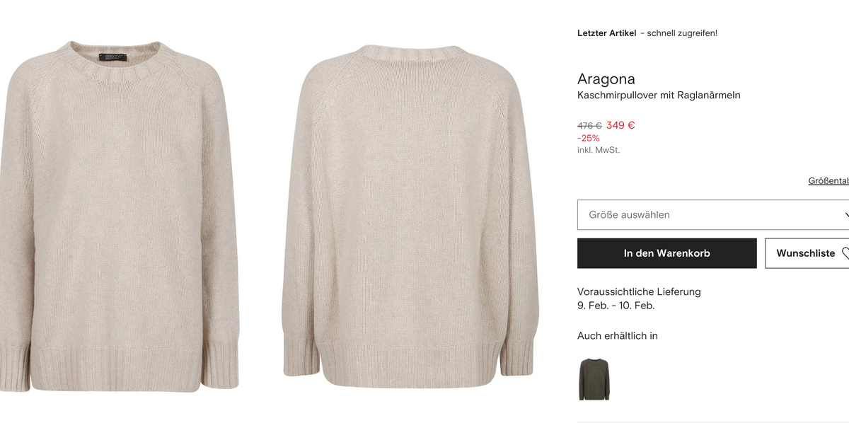ARAGONA, Italy, 100% Cashmere Pullover, Men L, NP: ca. 470€
