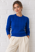 POLO RALPH LAUREN, 100% Cashmere Cable Knit Pullover, Women XS - S, NP: 595€