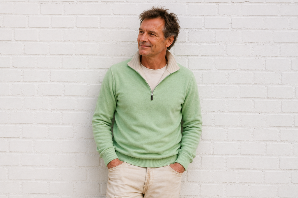 ROMAGNOLI, Italy Troyer, 100% Cashmere, Men L - XL, NP: 169€