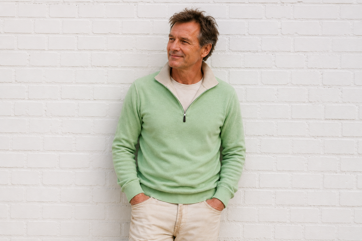 ROMAGNOLI, Italy Troyer, 100% Cashmere, Men L - XL, NP: 169€