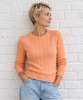 POLO RALPH LAUREN 100% Cashmere Cable Knit Pullover, Women M, L, NP: 595€