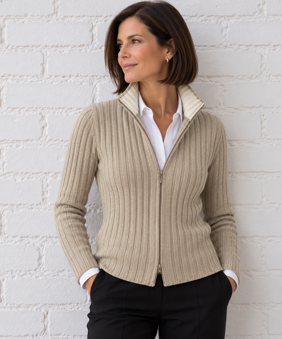 JOHN SCOTT, London, Cardigan 100% Cashmere, Women S, NP: ca. 250€