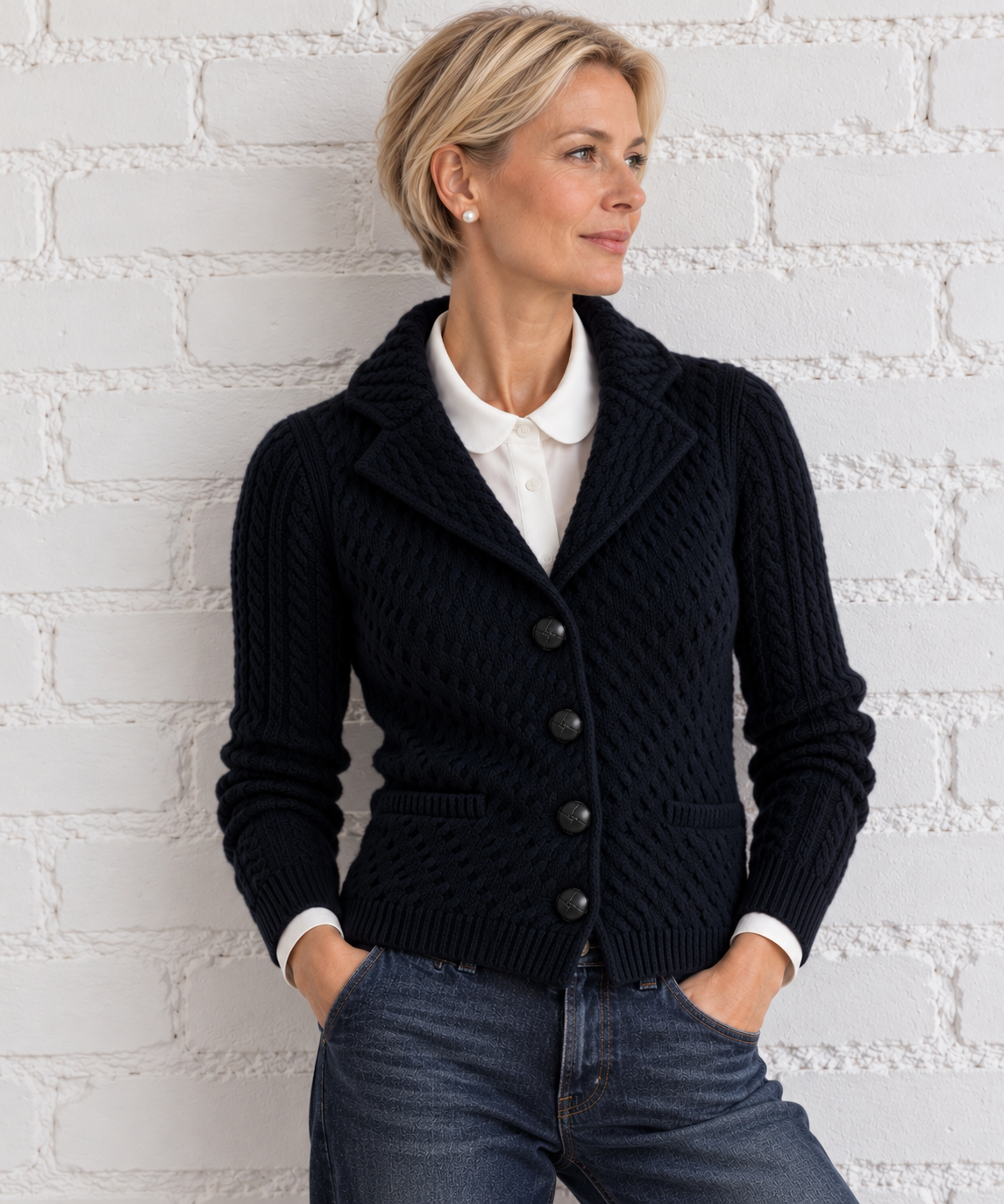 KAMMERY, Italy, Cardigan 100% Cashmere, Women S, NP: ca. 300€