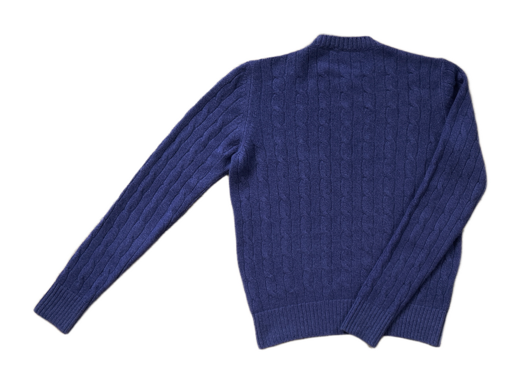 POLO RALPH LAUREN, 100% Cashmere Cable Knit Pullover, Women S, NP: 595€