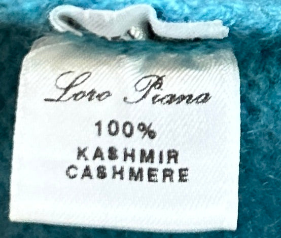 LORO PIANA, Italy 100% Cashmere Pullover, Women S-M, NP: ca. 1800€