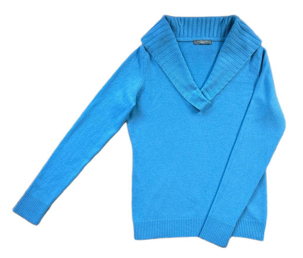 ANN TAYLOR, NYC, sweater 100% Cashmere, Women S, NP: ca. 300€