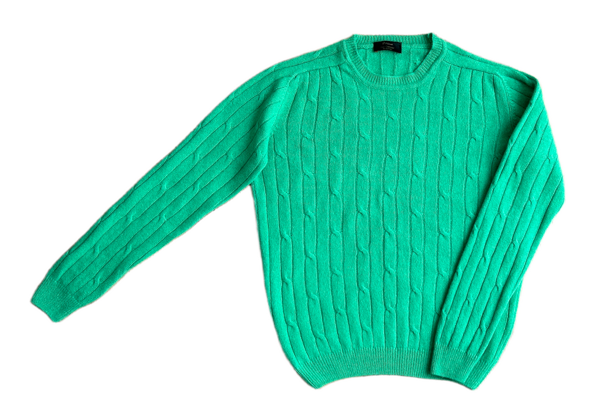 PULL LOVE, Firenze, Italy 100% Cashmere Cable Knit Pullover, Women S, NP: + 200€