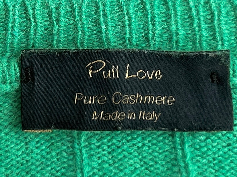 PULL LOVE, Firenze, Italy 100% Cashmere Cable Knit Pullover, Women S, NP: + 200€