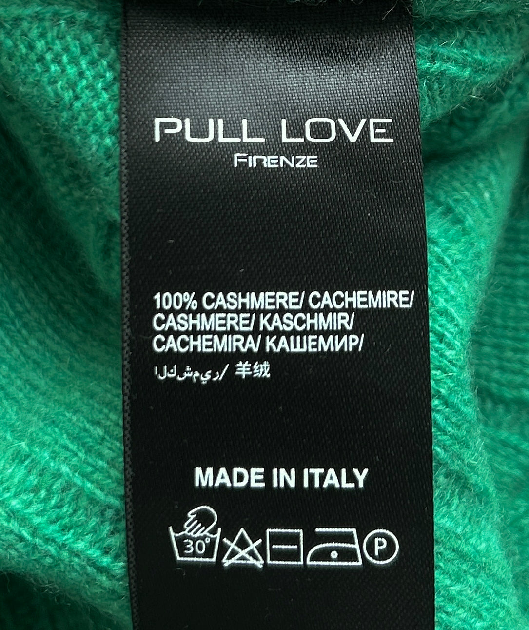PULL LOVE, Firenze, Italy 100% Cashmere Cable Knit Pullover, Women S, NP: + 200€