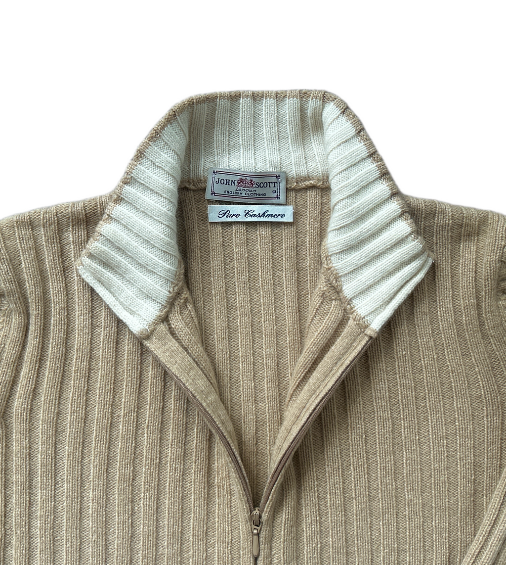 JOHN SCOTT, London, Cardigan 100% Cashmere, Women S, NP: ca. 250€