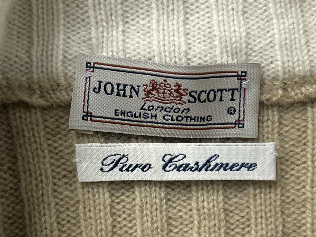 JOHN SCOTT, London, Cardigan 100% Cashmere, Women S, NP: ca. 250€
