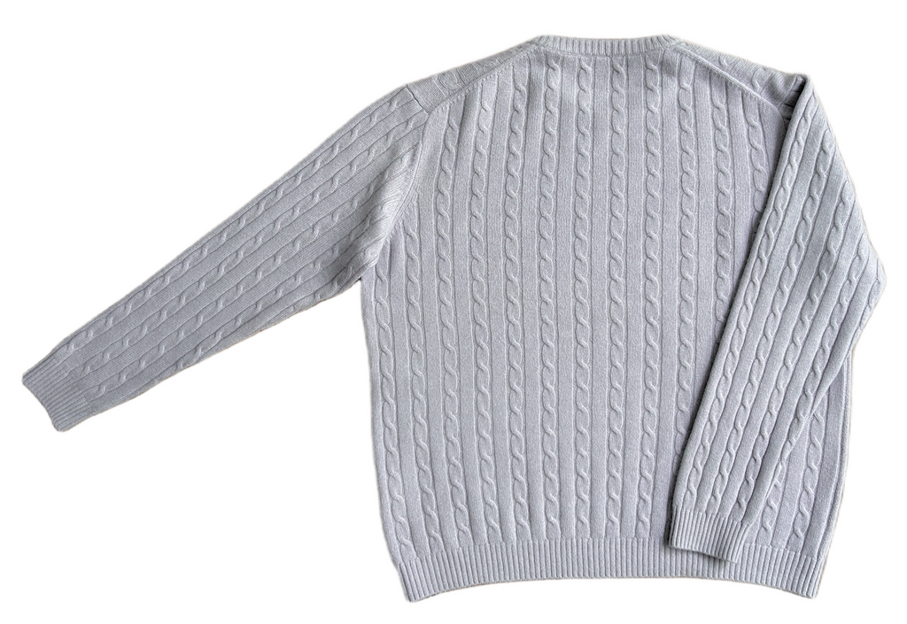 LYNON, Italy 100% Cashmere, Cable Knit Pullover, Men XL, NP: ca. 300€