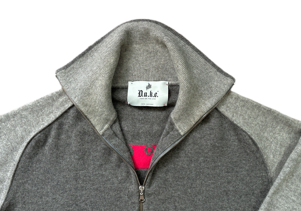 D.U.K.E., Italy, 100% Cashmere Zip-Cardigan, Men L, XL, NP: +1100€