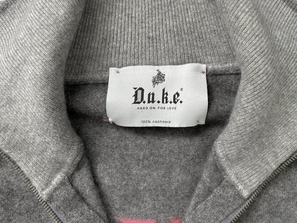D.U.K.E., Italy, 100% Cashmere Zip-Cardigan, Men L, XL, NP: +1100€
