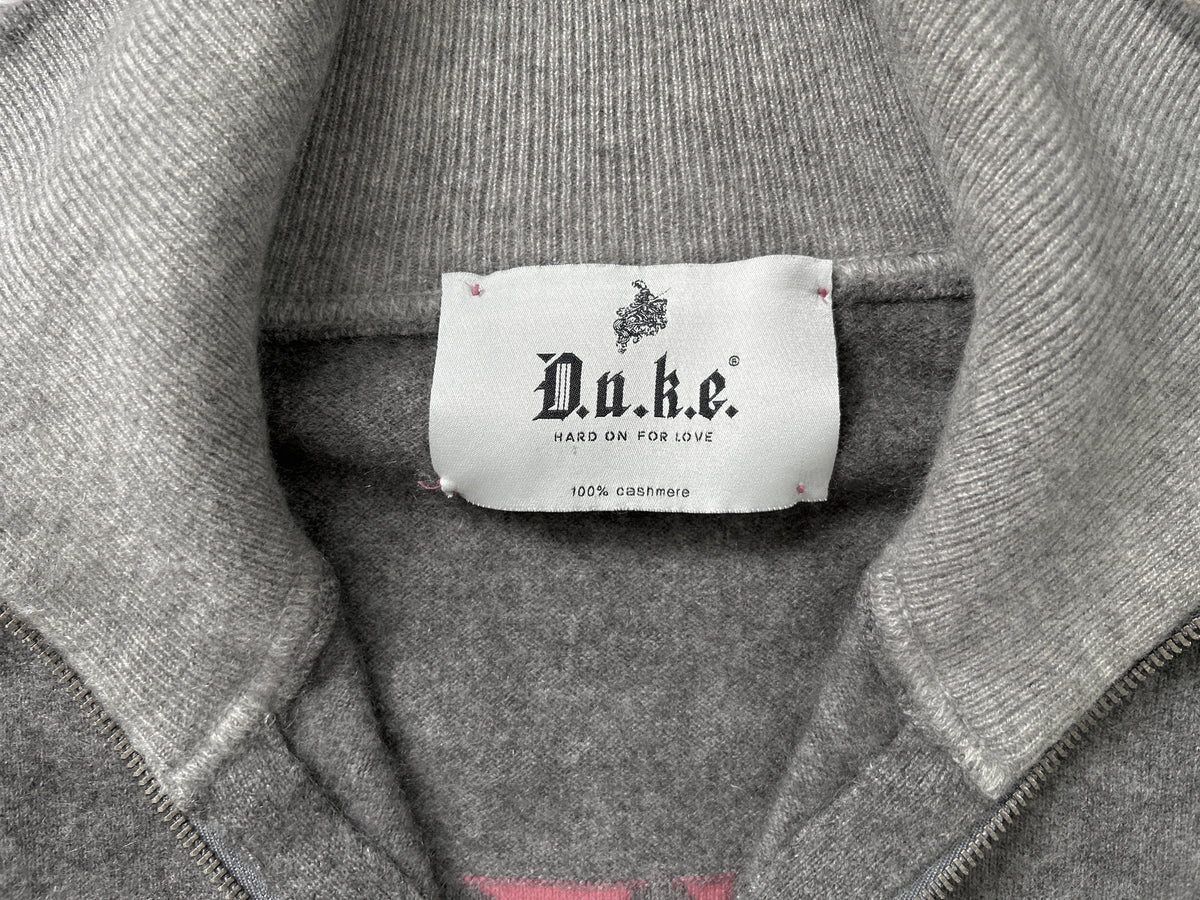 D.U.K.E., Italy, 100% Cashmere Zip-Cardigan, Men L, XL, NP: +1100€