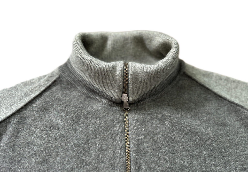 D.U.K.E., Italy, 100% Cashmere Zip-Cardigan, Men L, XL, NP: +1100€