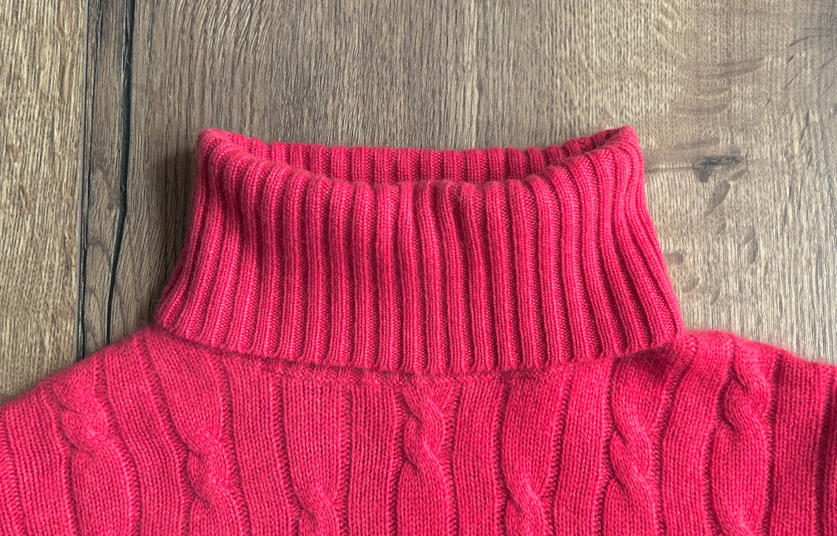 Lord & Taylor, NYC 100% Cashmere Cable Knit Pullover, Women S, NP: ca. 180€