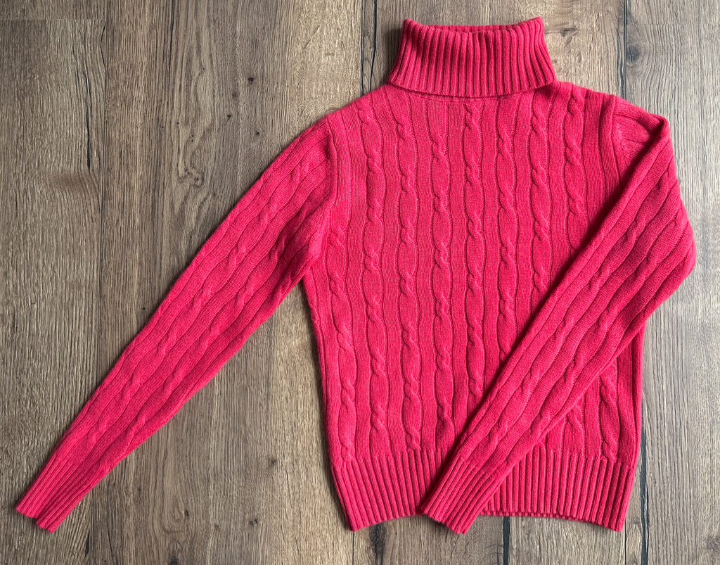 Lord & Taylor, NYC 100% Cashmere Cable Knit Pullover, Women S, NP: ca. 180€
