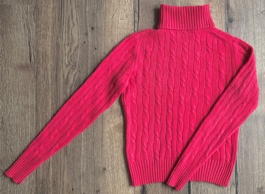 Lord & Taylor, NYC 100% Cashmere Cable Knit Pullover, Women S, NP: ca. 180€