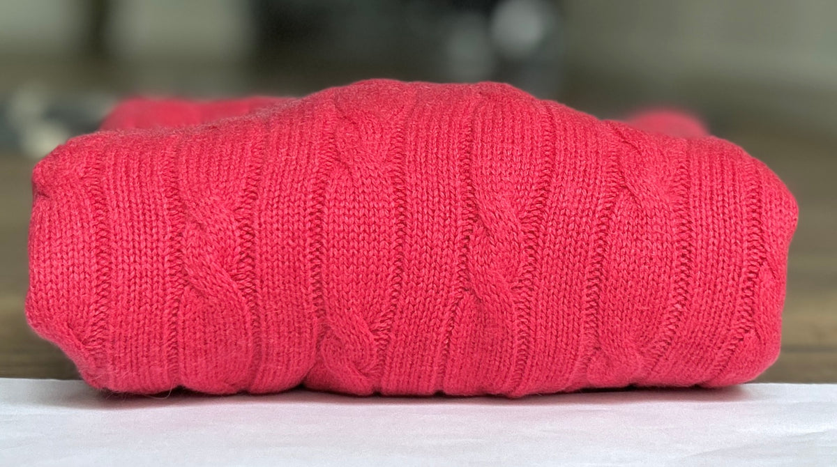 Lord & Taylor, NYC 100% Cashmere Cable Knit Pullover, Women S, NP: ca. 180€