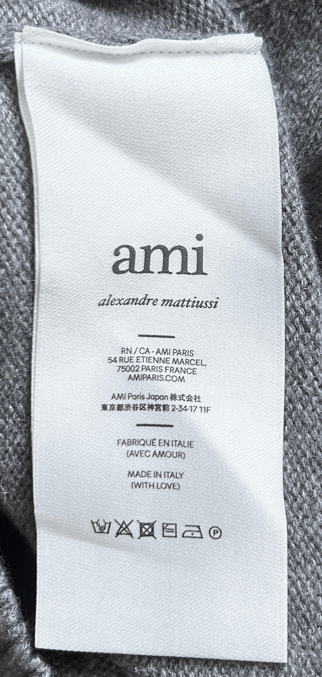 AMI, Paris, 100% cashmere, women S, NP: +430€
