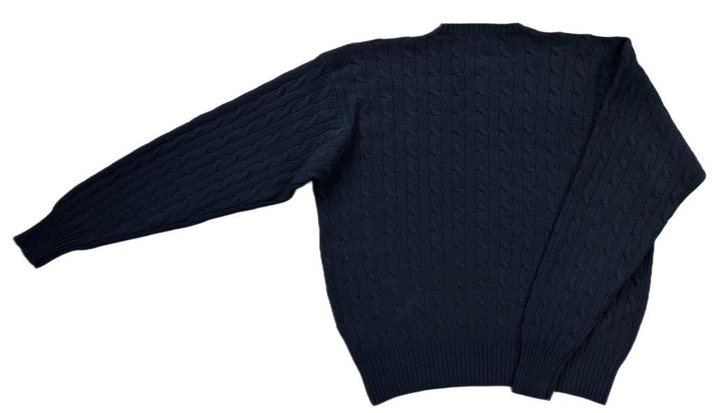 POLO RALPH LAUREN 100% Cashmere Cable Knit Pullover, Men XXL, NP: 595€