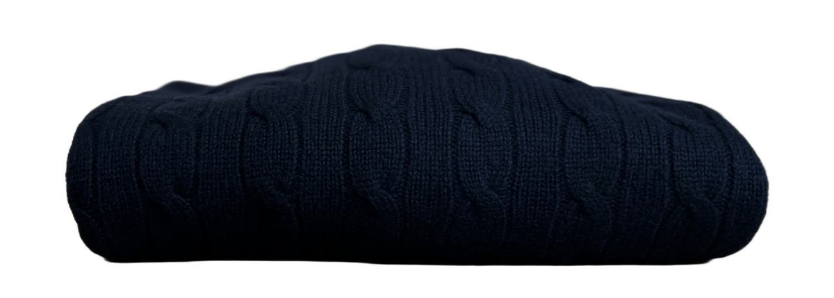 POLO RALPH LAUREN 100% Cashmere Cable Knit Pullover, Men XXL, NP: 595€
