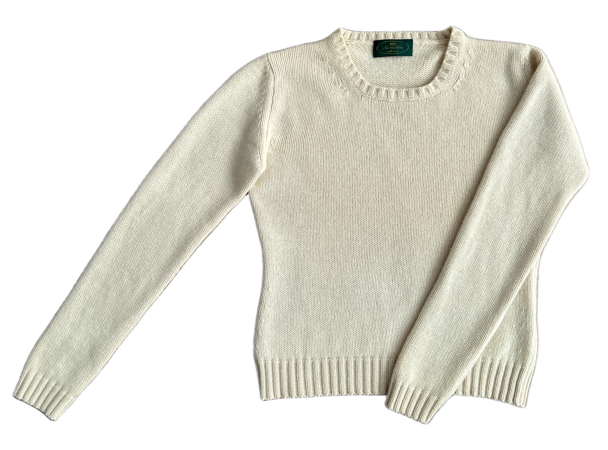 La Mattina, Italy 100% Cashmere Cable Pullover, Women S, NP: +400€