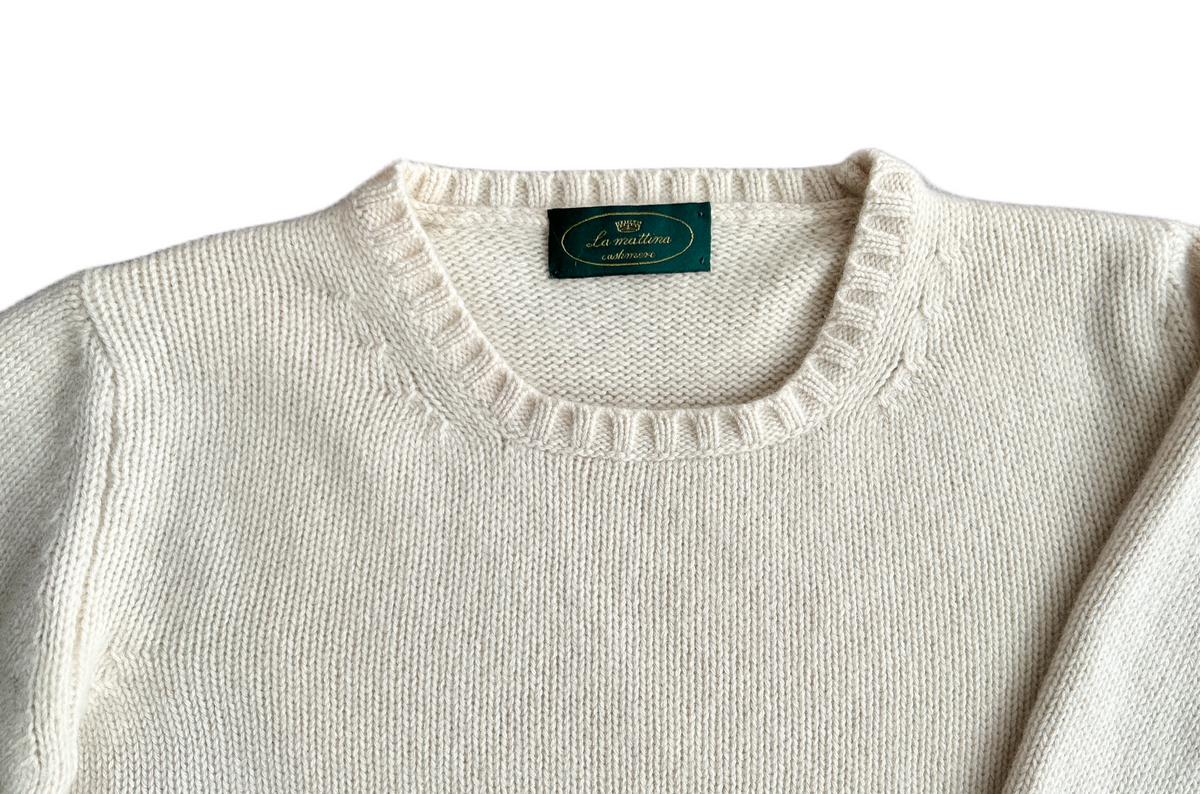 La Mattina, Italy 100% Cashmere Cable Pullover, Women S, NP: +400€