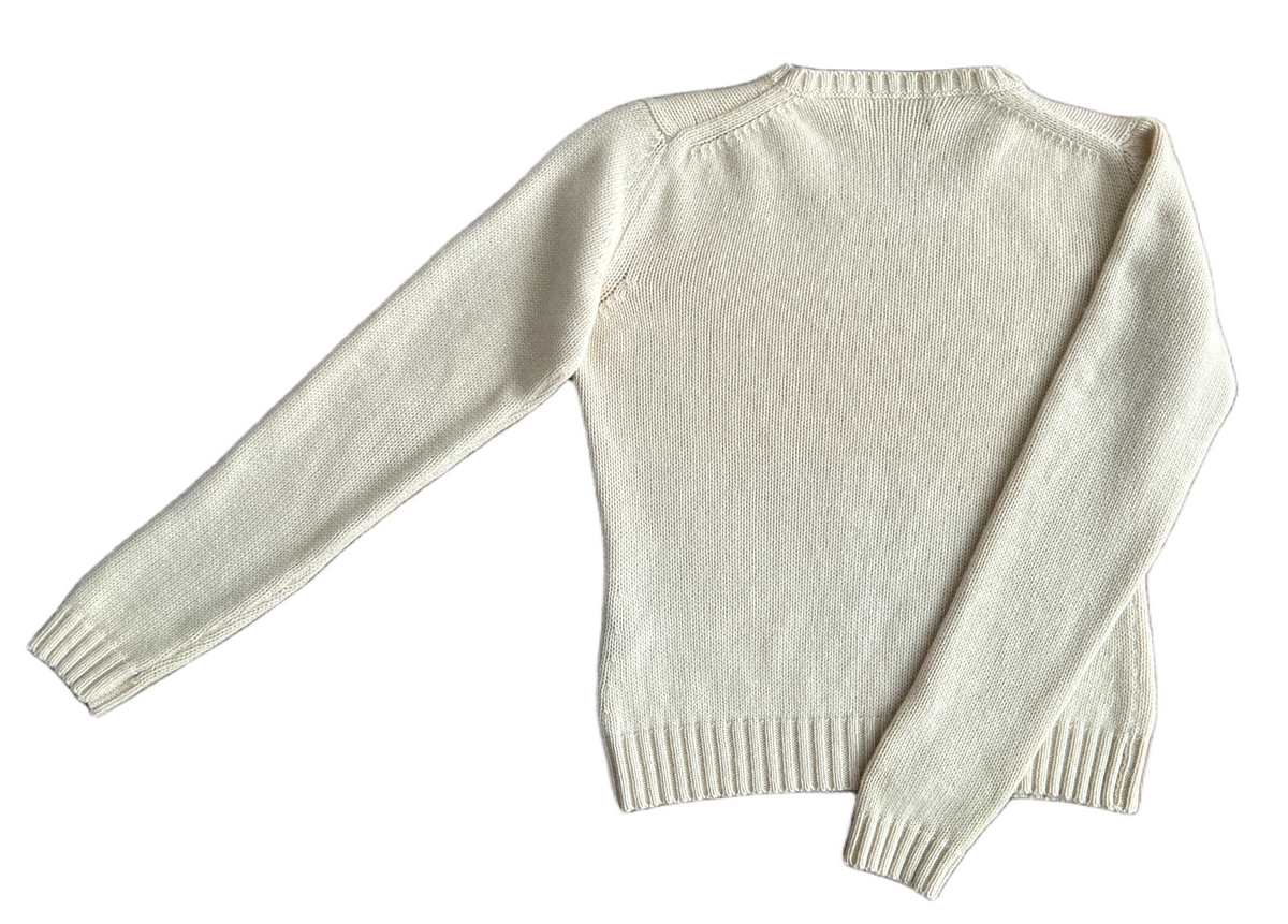 La Mattina, Italy 100% Cashmere Cable Pullover, Women S, NP: +400€