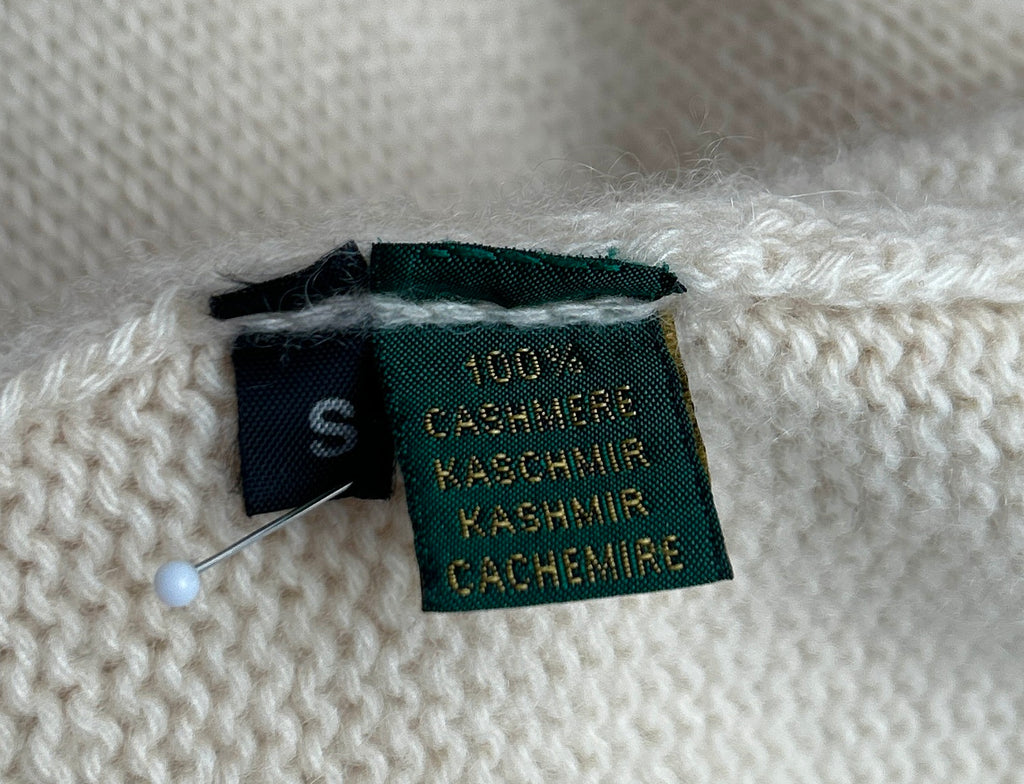 La Mattina, Italy 100% Cashmere Cable Pullover, Women S, NP: +400€