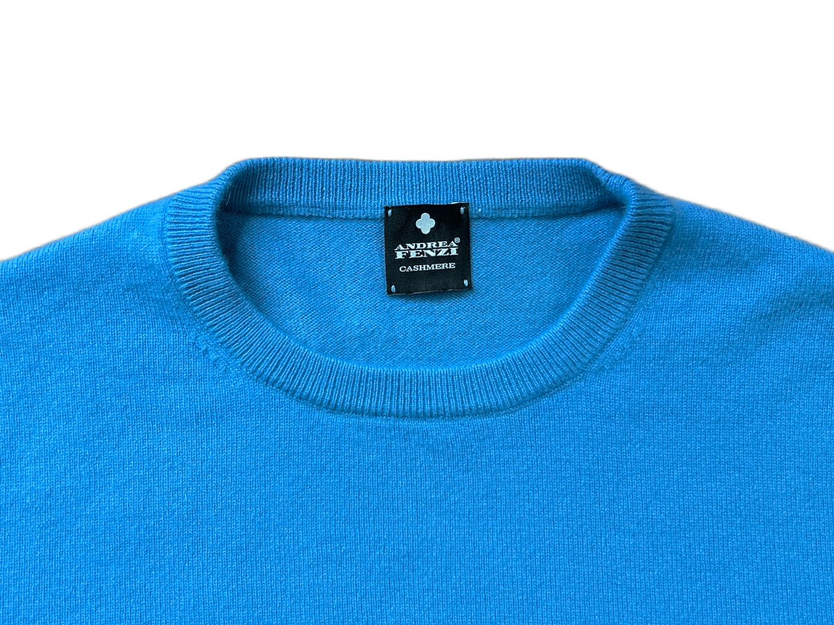 ANDREA FENZI, Italy 100% Cashmere Pullover, Women L, NP: ca. 180€