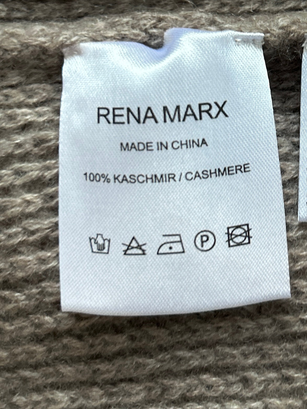 RENA AMRX, 100% Cashmere Pullover, Women L, NP: ca. 200€