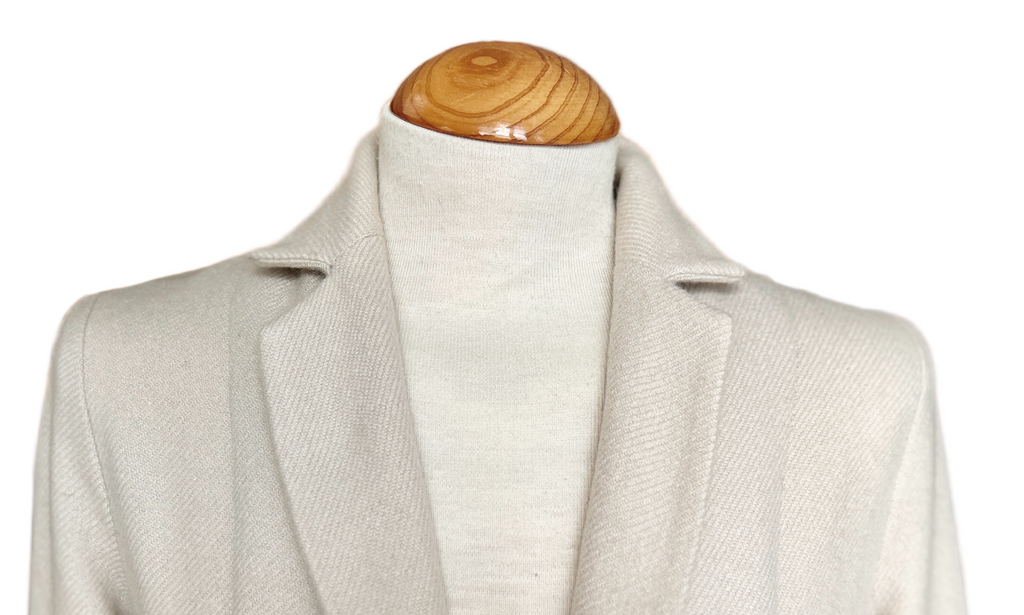 ELLA, Italy,  100% Cashmere Coat, Women S (Greige) NP: 300€