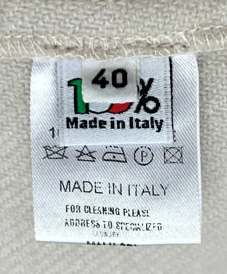 ELLA, Italy,  100% Cashmere Coat, Women S (Greige) NP: 300€