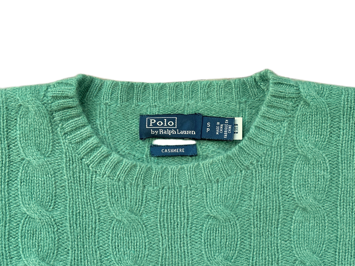 POLO RALPH LAUREN Cashmere Cable Knit Pullover, Women S, NP: 495€