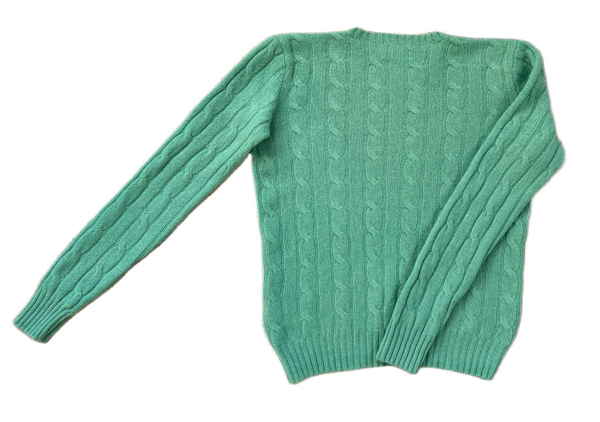 POLO RALPH LAUREN Cashmere Cable Knit Pullover, Women S, NP: 495€