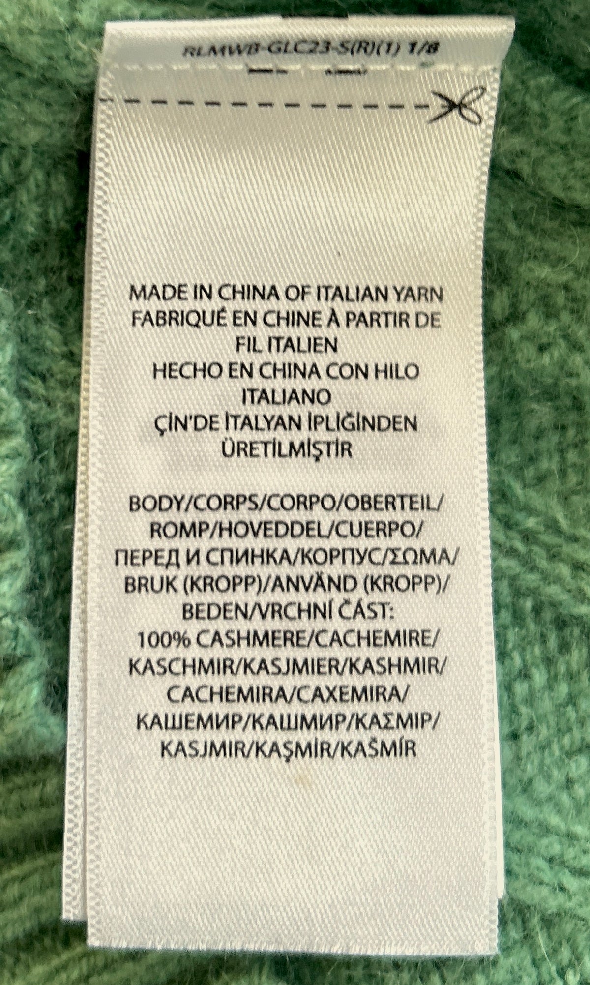 POLO RALPH LAUREN Cashmere Cable Knit Pullover, Women S, NP: 495€