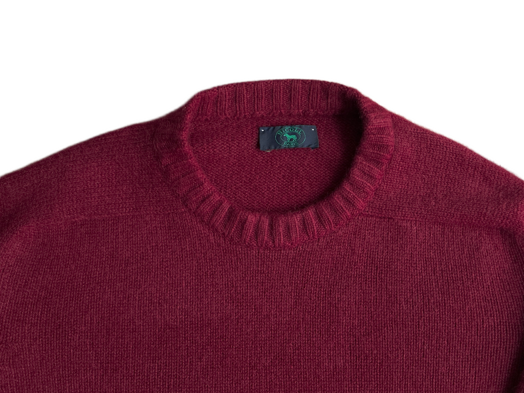 NICOLL, Paris, made in Scotland, 100% Cashmere Pullover, Men L, NP: +350€