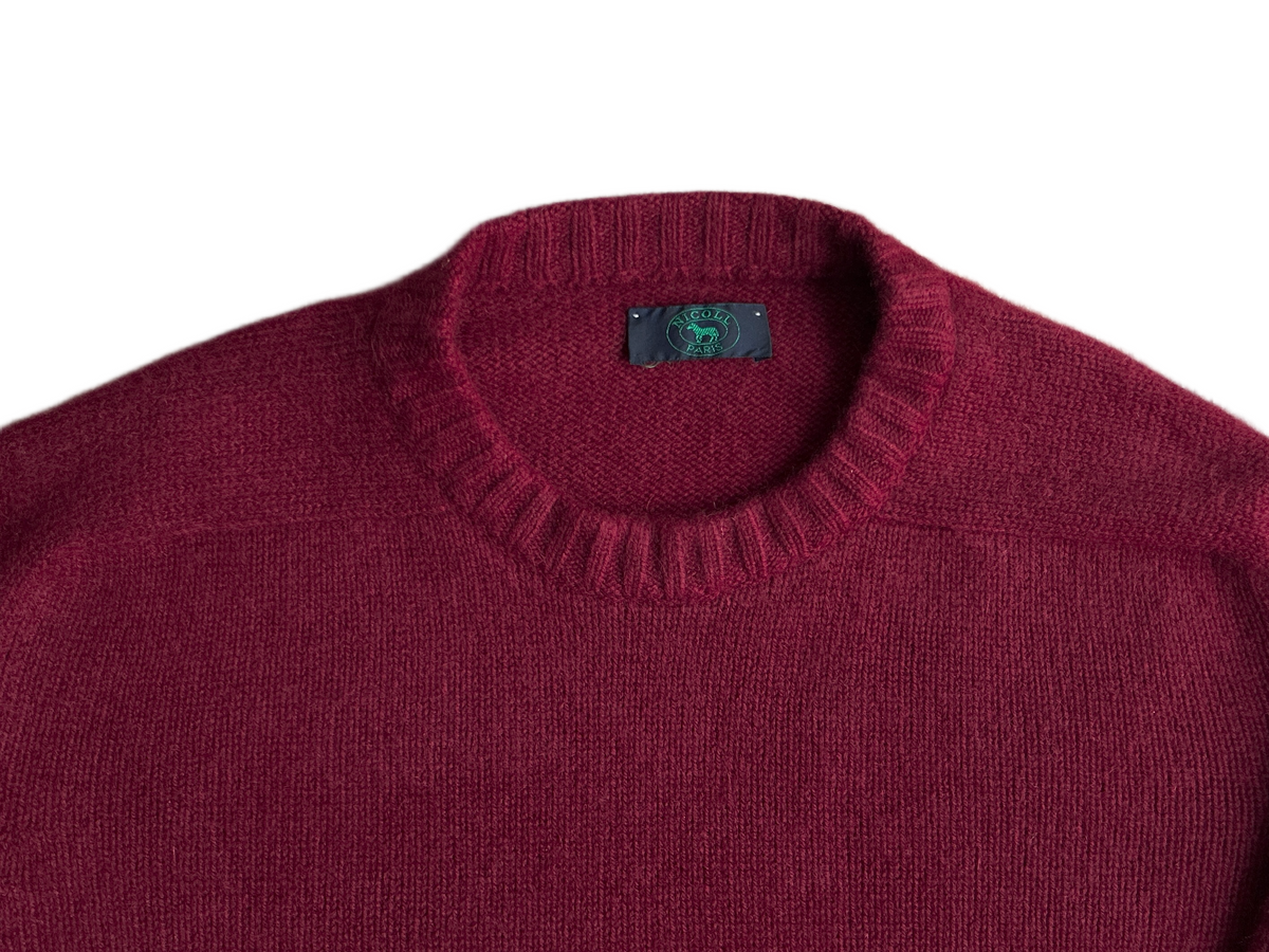 NICOLL, Paris, made in Scotland, 100% Cashmere Pullover, Men L, NP: +350€