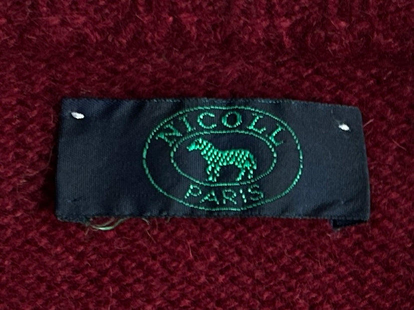 NICOLL, Paris, made in Scotland, 100% Cashmere Pullover, Men L, NP: +350€