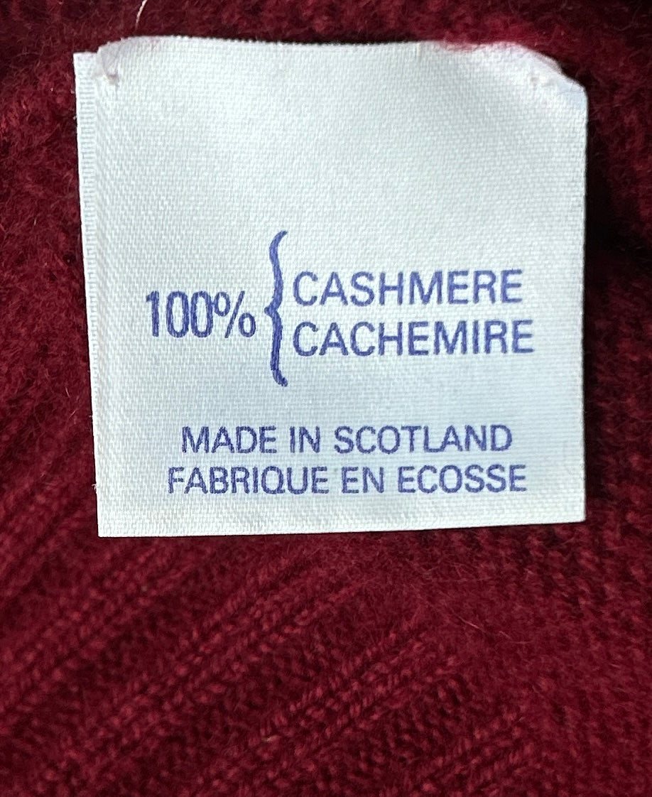 NICOLL, Paris, made in Scotland, 100% Cashmere Pullover, Men L, NP: +350€