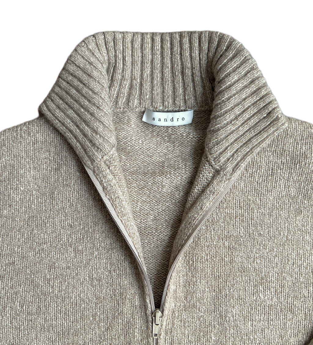 SANDRO, Paris, made in Italy, 100% Cashmere Cardigan, Men M, NP: ca. 365€