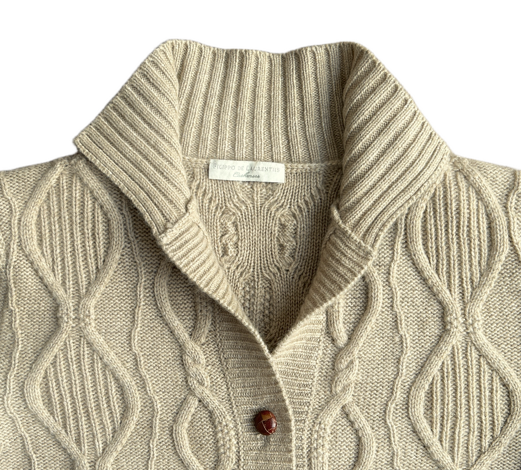 FILIPPO de LAURENTIIS, Italy, Cardigan 100% Cashmere, Women S, NP:  +350€