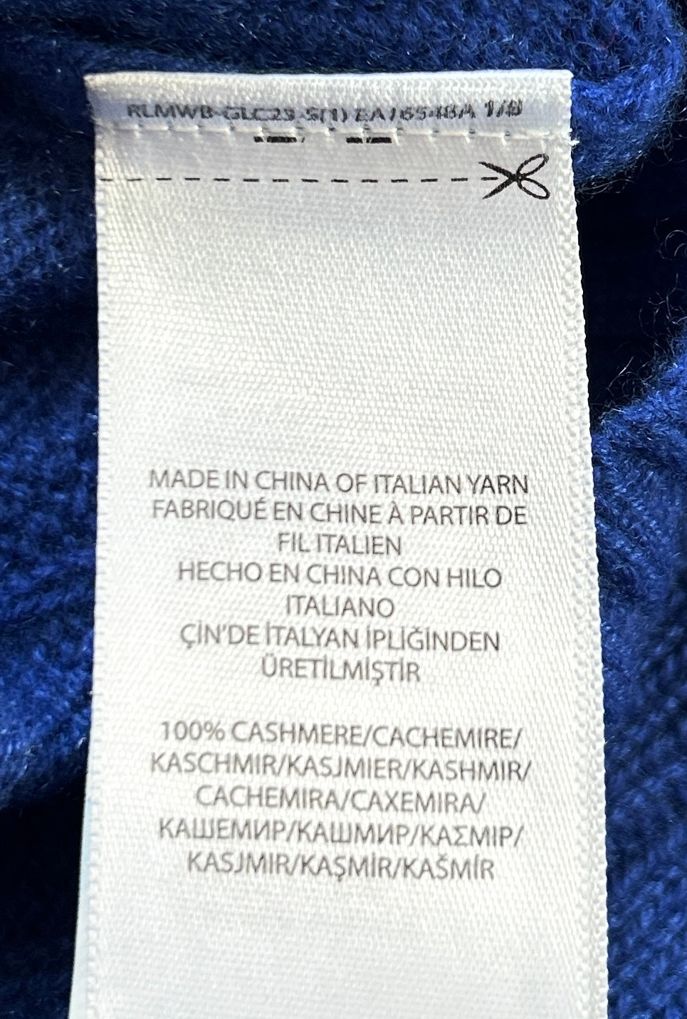 POLO RALPH LAUREN, 100% Cashmere Cable Knit Pullover, Women XS - S, NP: 595€