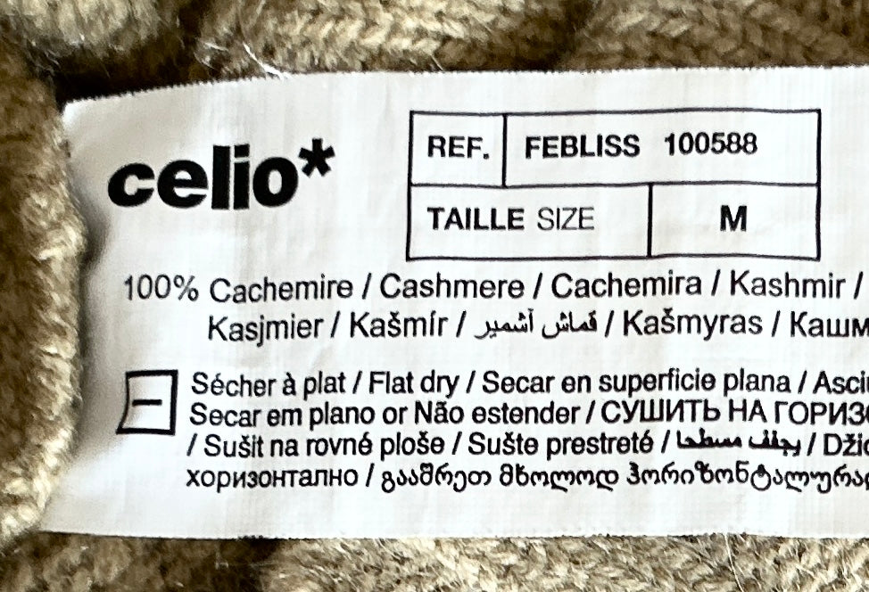 CELIO, Paris, 100% Cashmere sweater, Women M, NP: ca. 250€