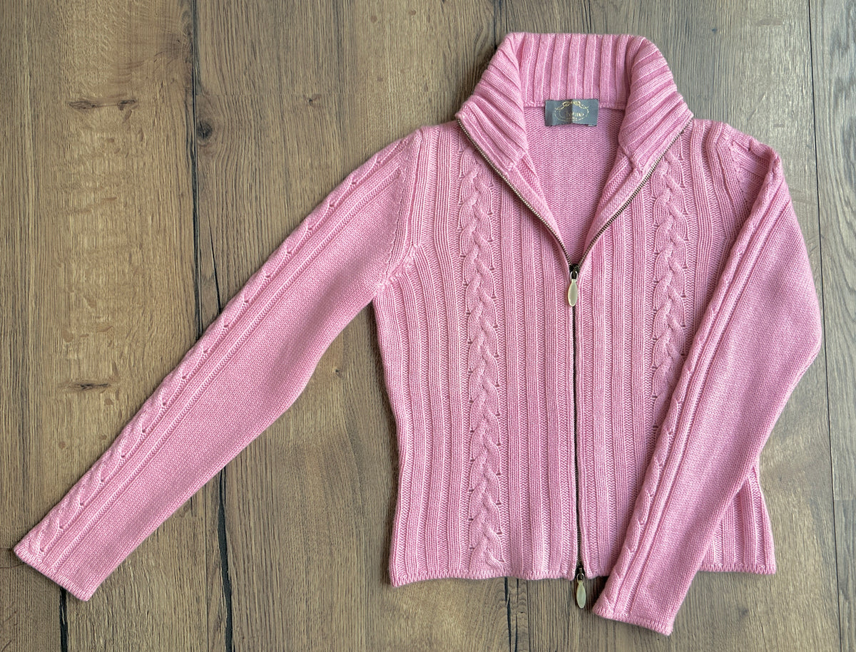 CHARME, Italy, Cardigan 100% Cashmere, Women S, NP: ca. 250€