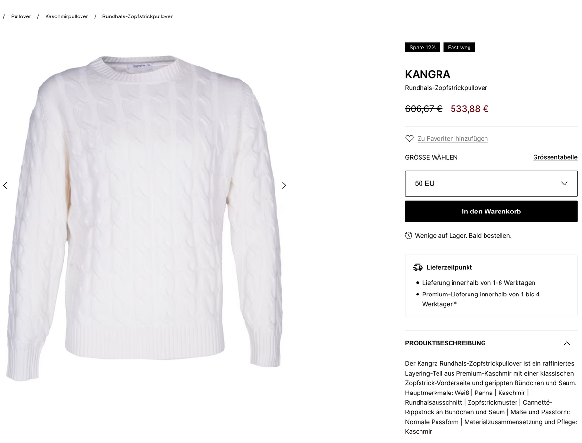 KANGRA, Italy, 100% Cashmere Cardigan, Men XXL, NP: ca. 600€